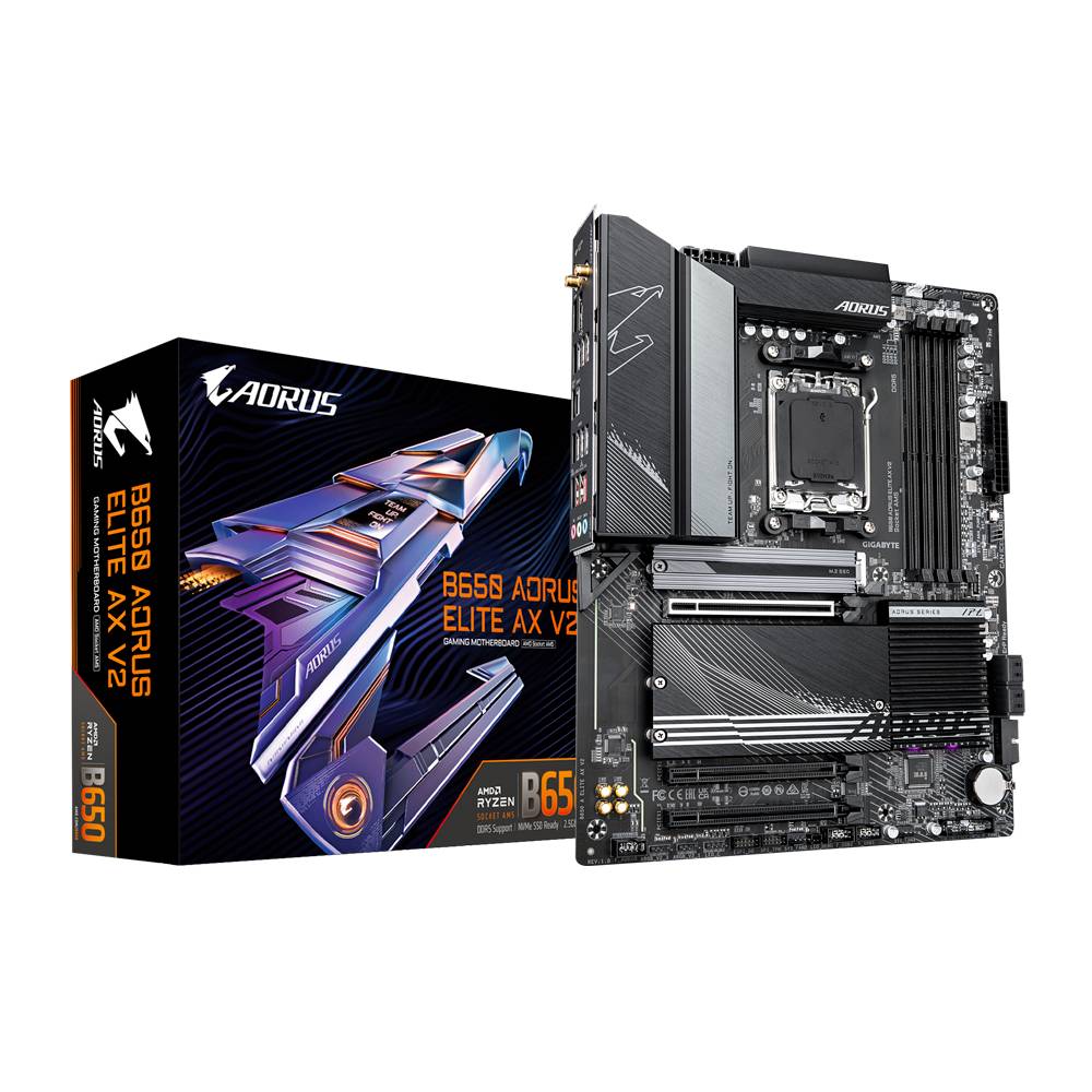 Mb Gigabyte B650 A Elite Ax V2 Socket Am5/4xddr5/hdmi/dp/para Amd/atx