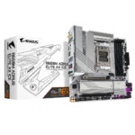 Mb Gigabyte B650M A Elite Ax Ice Socket Am5/4Xddr5/HDMI/DP/Para AMD/Micro ATX