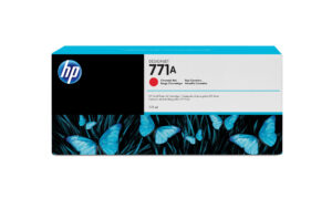 TINTA HP 771A LF ROJA CROMATICA DESIGNJET, 775ML, B6Y16A