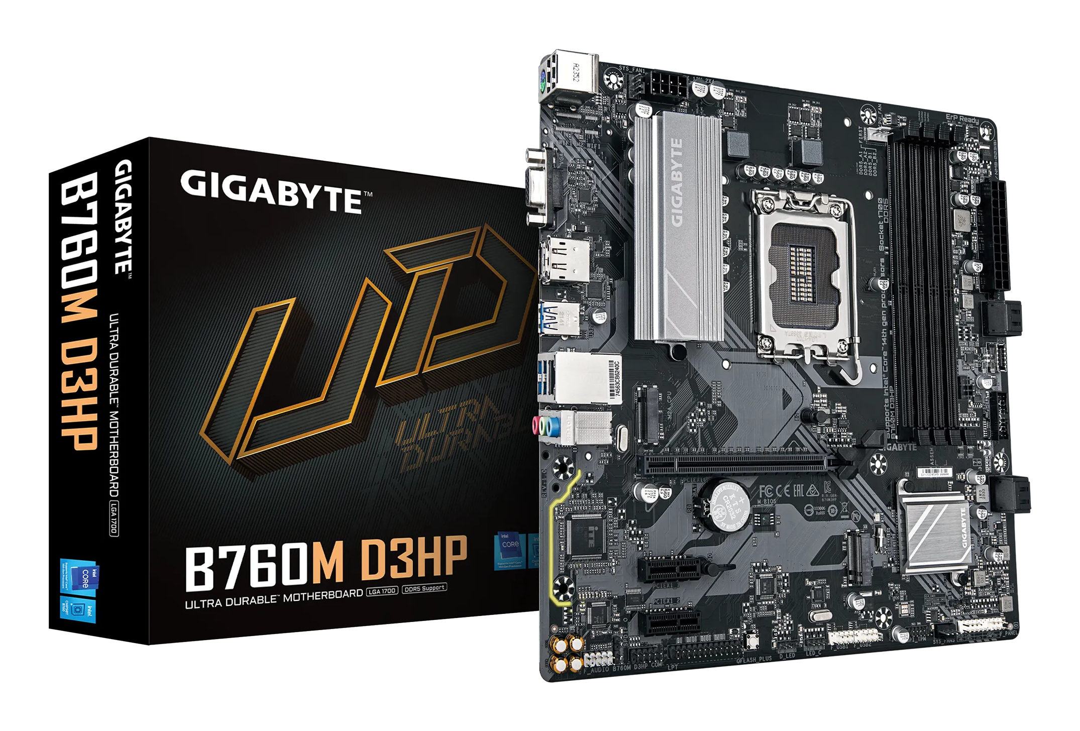 Mb Gigabyte B760m D3hp Socket Lga1700/ddr5/dp/hdmi/d-sub/pcie 4.0/m.2