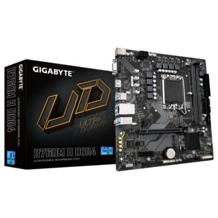 Mb Gigabyte B760M H DDR4 Socket 1700/2Xddr4 3200Mhz/HDMI/VGA/Micro ATX