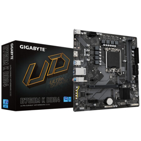 MB GIGABYTE B760M K DDR4 SOCKET 1700/INTEL B760 EXPRESS/HDMI/USB/64GB DDR4/MICRO-ATX