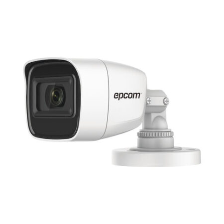 Camara Bala Turbohd Epcom B8-Turbo-G2P/A, De 2Mp/Audio Por Coaxitron/Angular 106°/Lente 2.8Mm/25M Ir Exir/Ip66/4 Tecnologias/Dwdr