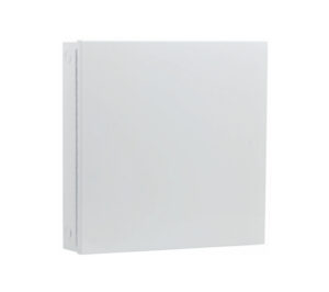 GABINETE BOSCH B8103 COMPATIBLE CON PANEL SERIE B Y G/41X41X9MM/COLOR BLANCO