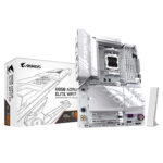 Mb Gigabyte B850 A Elite Wf7 Ice Socket Am5/4Xddr5/HDMI/DP/Wi-Fi 7/Color Blanco/ATX/
