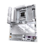 Mb Gigabyte B850 A Elite Wf7 Ice Socket Am5/4Xddr5/HDMI/DP/Wi-Fi 7/Color Blanco/ATX/