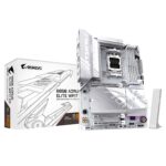 MB GIGABYTE B850 A ELITE WF7 ICE SOCKET AM5/4XDDR5/HDMI/DP/WI-FI 7/COLOR BLANCO/ATX/