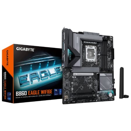 Mb Gigabyte B860 Eagle Wifi6E Socket Lga 1851/4Xddr5/HDMI/DP/PCIE 5.0/Color Negro/ATX
