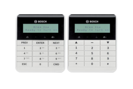 Teclado Basico Bosch B915 LCD De 2 Lineas/12 Vcc/Para Interior/Color Negro-Blanco