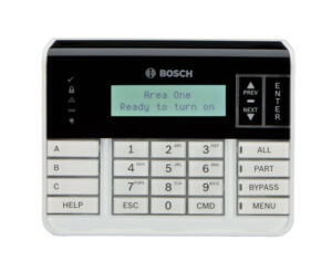 TECLADO ALFANUMERICO DE 2 LINEAS (SDI2) BOSCH B920 12 VCC/PARA INTERIOR/COLOR NEGRO-BLANCO