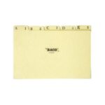 Guía Para Archivo Baco Modelo Oficio 250 X 300 Mm 25 Piezas -
