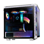 Gabinete Xpg Battlecruiser Rgb White Rgb Sync Cristal Templado E-ATX - Color Blanco