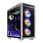 Gabinete Xpg Battlecruiser Rgb White Rgb Sync Cristal Templado E-ATX - Color Blanco