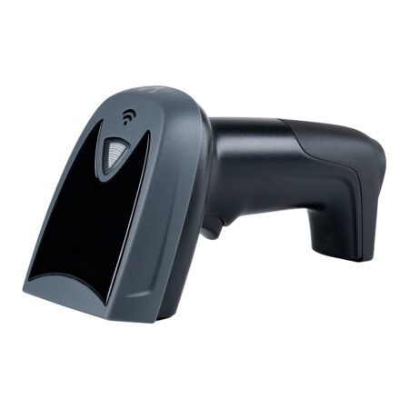 Lector Codigo De Barras Vorago Bcs-202 USB, 1D-2D Con Base Stand, IP54, Negro