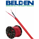 BOBINA DE 305MTS BELDEN 5320UL0021000 2 CONDUCTORES/CALIBRE 18/SIN BLINDAR/PARA DETECCION DE INCENDIO/COLOR ROJO