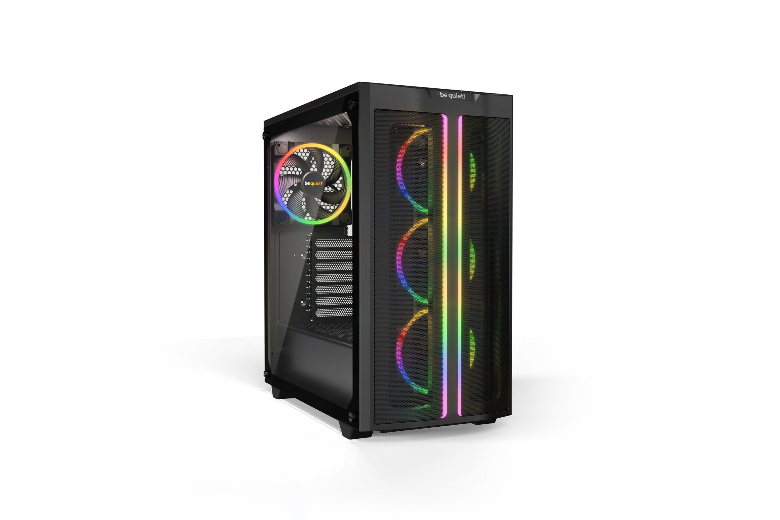 Gabinete Be Quiet Bgw43 Pure Base 500 Fx, Mid-tower, Atx, Sin Fuente, Argb, Negro