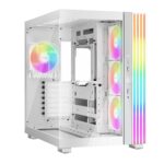 Gabinete Be Quiet! Bgw68 Light Base 600 Lx White Con Ventiladores Argb -