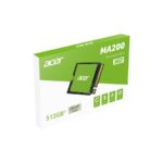 Acer M.2 2230 Ma200-512Gb Pcie4 Storage5000/4000 Mb/S512Gb
