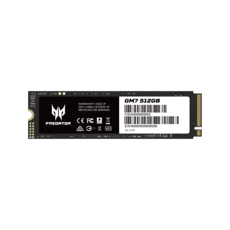 U.estado Solido Acer M.2 512Gb Black Gm7 NVMe, Bl.9Bwwr.117