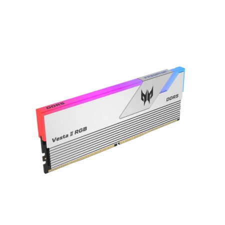 MEMORIA DDR5 32GB 6000MHZ ACER VESTA II BL.9BWWR.366 (2X16GB)/RGB/CL38/XMP/PLATA