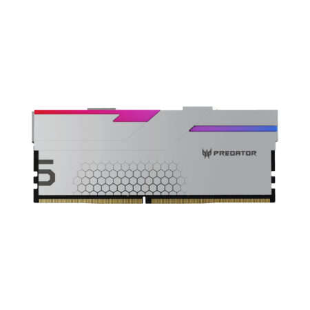 Memoria DDR5 32Gb 7200Mhz Acer Predator Hermes Bl.9Bwwr.407 (2X16Gb), Color Plata, Rgb, ECC, Cl32, Xmp