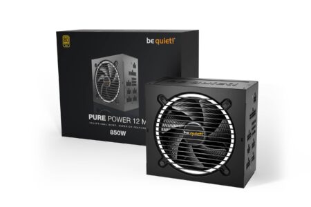 Fuente De Poder Be Quiet! Be Quiet! Pure Power 12 M 850W Gold- Full Mosular Pwm Eficiencia 80 Plus Oro Cumple Con Todas Las Especificaciones ATX 3.1 -