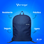 MOCHILA PARA LAPTOP 15.6" VORAGO BP-100-BL POLIESTER, COLOR AZUL