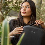 Mochila P/Laptop 15.6" Vorago Bp-401 Antirrobo, Cierres Candados Tsa Color Negro