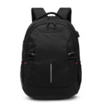 MOCHILA PARA LAPTOP 15.6" VORAGO BP-402 C/PUERTO USB ,COLOR NEGRO