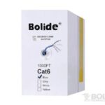 Bobina De Cable De Red Utp Bolide Cat6 23Awg 550Mhz 305Mts Cobre Azul Bp0033/Cat6-Blue