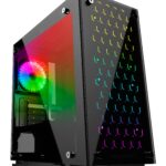 Gabinete Gamer Balam Rush Talos Gi980 Micro Tower Micro ATX Y Mini Itx Cristal Templado USB 3.0 3 Vent -