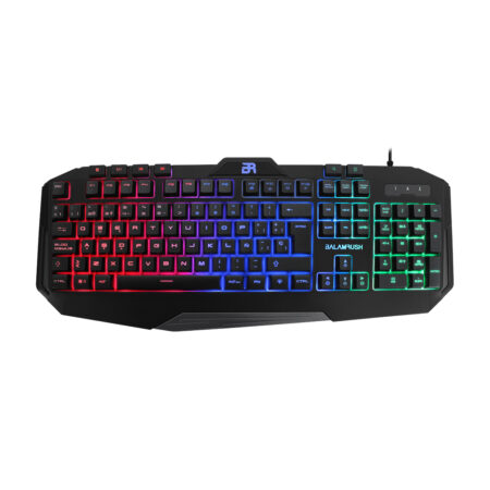 Teclado Gaming Gunfire Balam Rush Teclas Macr Balam Rush Br-929639 – USB, Negro