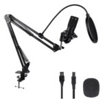 Microfono Gamer Balam Rush Stelar Mc970 Br-932967 USB,Alambrico,Negro