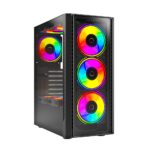 Gabinete Gamer Mini Torre ATX Dragonfly Crystal Gm745 Azender Series -