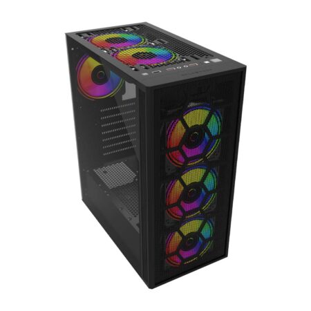 Gabinete Gamer Balam Rush Media Torre Dragonfly Mesh Gm740 / Max M
