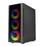 Gabinete Gamer Mini Torre ATX Dragonfly 2 Crystal Gm745S Azender Series -