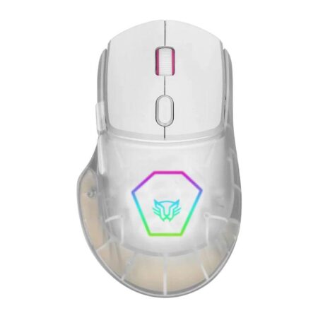 Mouse Inalambrico Gamer Balam Rush Br-936835 Speeder Match Mg959, 12800 Dpi Ajustables/7 Botones+Scroll/Rgb/Caratulas Intercambiable/Extension De Cubiertas/Color Blanco