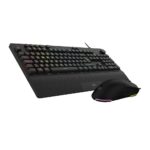 Kit Teclado Y Mouse Alambrico Balam Rush Br-936903 Squad Master Pro Ktm777, 12,800 Dpi, Anti-Ghosting, Español, Color Negro