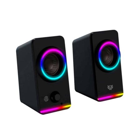 Bocinas 2.0 Gamer Glimm Style Bg565 Balam Rush Conexión Bluetooth/Auxiliar – Controlador Touch, Iluminación LED 3 Modos, 10W Rms