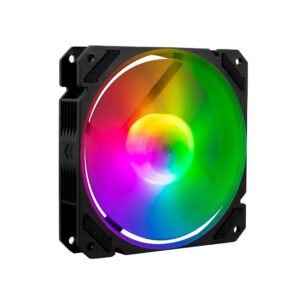 VENTILADOR BALAM RUSH BR-937962 EOLOX BLAZE EX70K ARGB, 120MM, 1200RPM, COLOR NEGRO, 3 PIEZAS