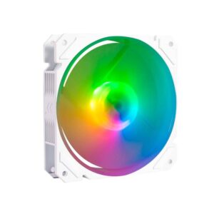 VENTILADOR BALAM RUSH BR-937979 EOLOX BLAZE EX70KW ARGB, 120MM, 1200RPM, COLOR BLANCO, 3 PIEZAS