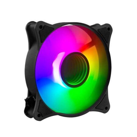 Ventilador Balam Rush Br-938020 Eolox Blaze Ex90 Argb, 120Mm, 1200Rpm, Color Negro
