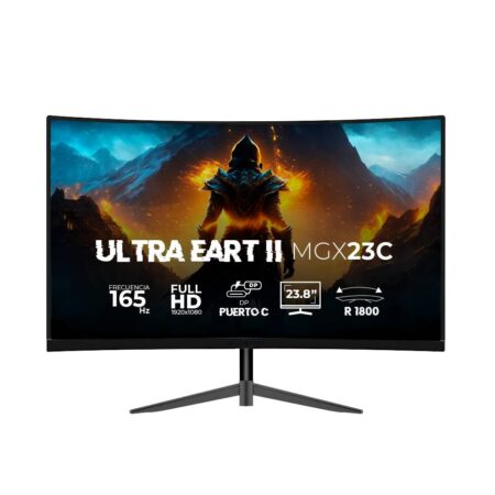 Monitor Gamer Curvo 23.8 Ultra Earth Ii Mgx23C FHD Blanco