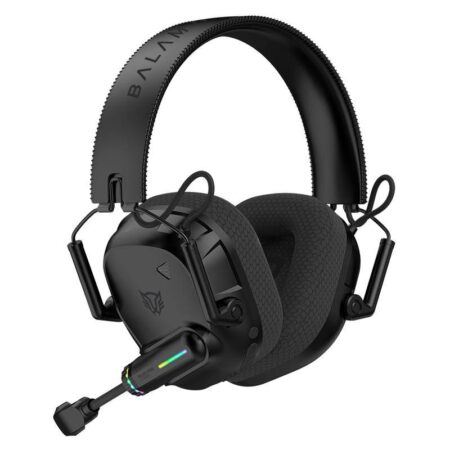 Diadema Audifonos C/Microfono Inalambricos Balam Rush Gamer Pilot Pro Hs80/Bluetooth 5.3/USB/Negro/Br-938587