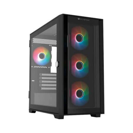 Gabinete Gamer Mini Torre Carbono Twin Mate 6000 Legend Series –