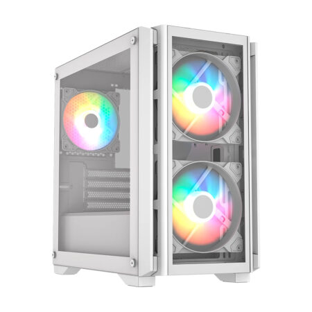 Gabinete Gamer Balam Rush Mini Torre Carbono Crystal 4000C / Max M