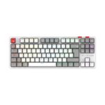 Teclado Gamer Inalámbrico Level Pro Gk990 Balam Rush Legend Series - Color Blanco/Gris. Br-940375
