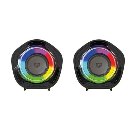 Bocinas 2.0 Gamer Glimm Penta Bg545 Balam Rush Conexión Bluetooth 5.0/USB – Iluminación Rgb 10 Modos, 6W Rms. Sonido Estéreo