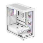 Gabinete Balam Rush Tank Polar 7900/Media Torre/Ventana De Cristal Templado/Argb/Color Blanco/ATX/Itx, Br-941488