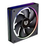 Kit De 3 Ventiladores Balam Rush Br-942126 Eolox Bora Exb85/120Mm/Iluminacion Rgb/600-1600Rpm/Pwm 4 Pin/Color Negro